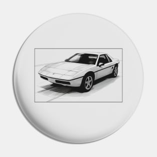 Pontiac Fiero Version 2 Pin