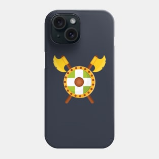 Viking Axe and Shield Emblem Phone Case