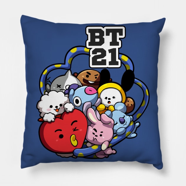 BT21 Hug Pillow by Carla S.D.