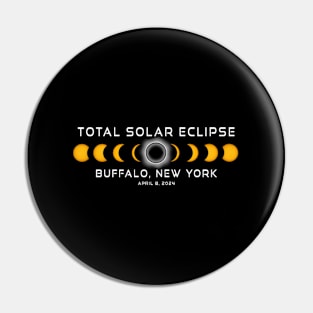 Buffalo Ny Solar Eclipse 2024 April 8 Event Pin