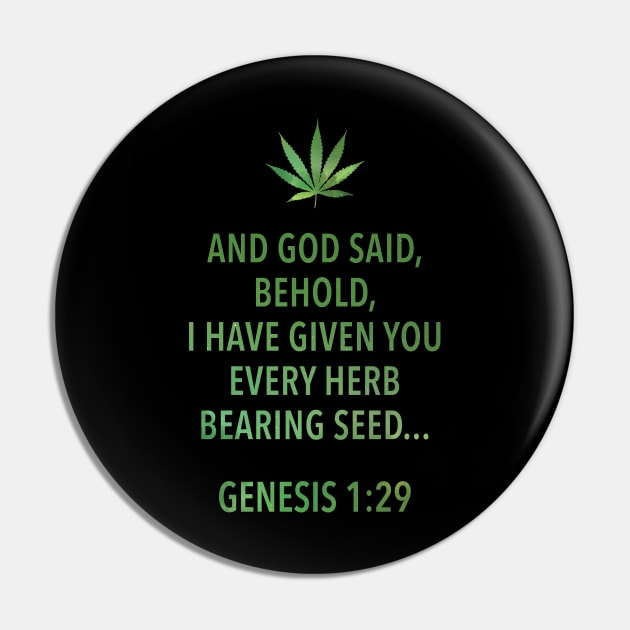 Genesis 1:29 Pin by cannabijoy