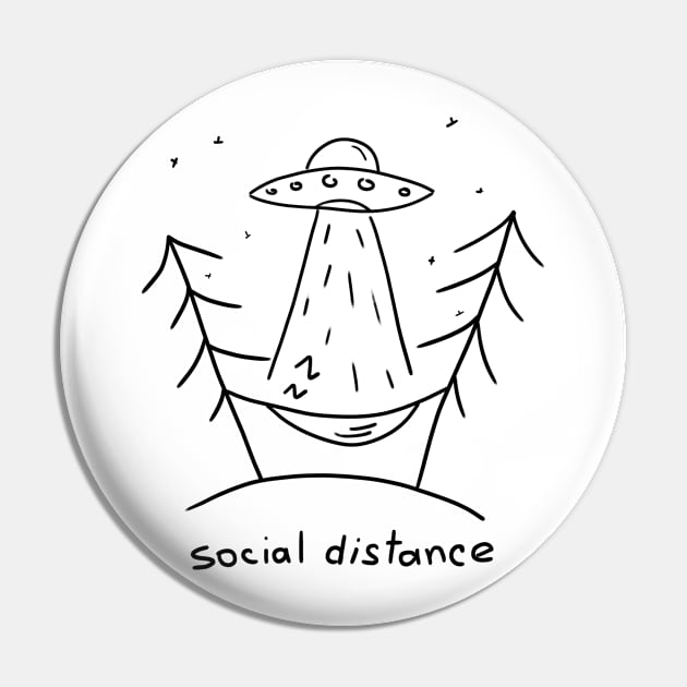 Social distance Pin by Nazar