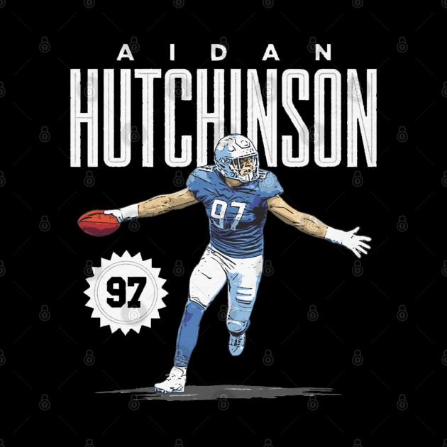 Aidan Hutchinson Detroit Card by ClarityMacaws