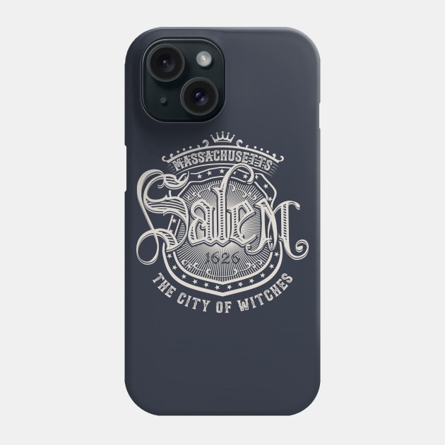 Salem Massachusetts The City Of Witches Phone Case by Designkix