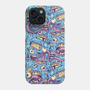 Eyeballs and Teeth Pattern Phone Case