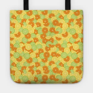 Citrus Splash Seamless Surface Pattern Design Tote