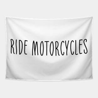 Ride motorcycles Tapestry