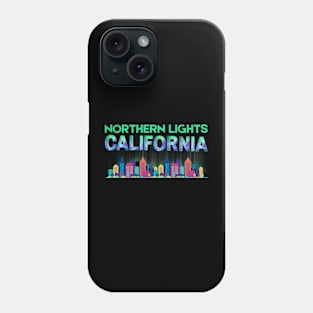 Northern lights California, Aurora borealis, Solar storm 2024 Phone Case