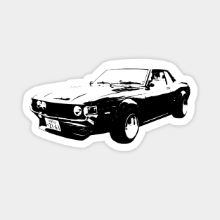 1976 Toyota Celica  B&W Magnet