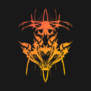 Hell Face - Orange T-Shirt