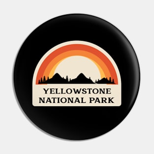 Yellowstone National Park Retro Pin