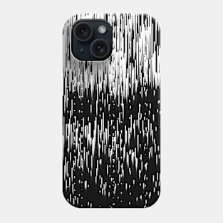 Night-Time Noir Glitch Contemporary Artwork Phone Case