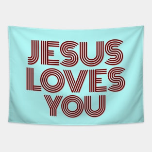 Jesus Loves You | Christian Tapestry