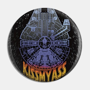 kiss my rebel ass 2 Pin