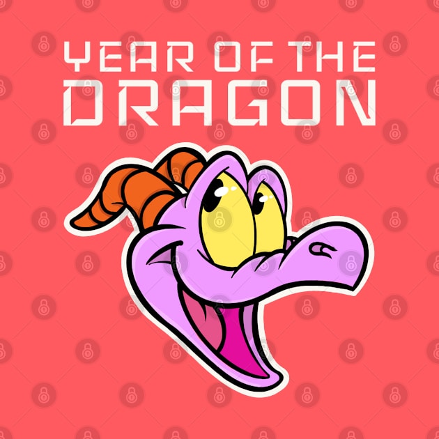 Year of the dragon Happy little purple dragon of imagination by EnglishGent