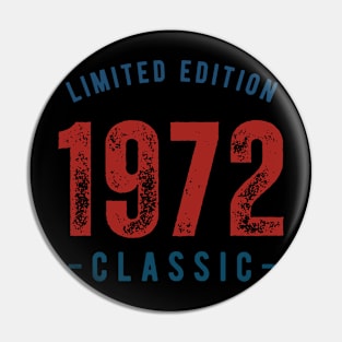 Limited Edition Classic 1972 Pin