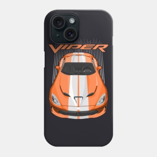 Viper SRT-orange and white Phone Case