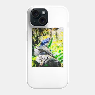 Blue Jay Watercolour Phone Case