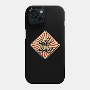 Billy Bragg vintage design on top Phone Case