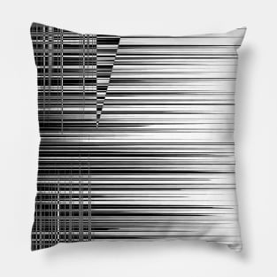 Speed sharp  lines gradient pattern texture Pillow