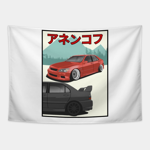 Altezza VS EVO Tapestry by Rebellion Store