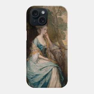 Portrait of Anne, Countess of Chesterfield by Thomas Gainsborough Phone Case