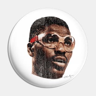 Hakeem Olajuwon Big Face Pin