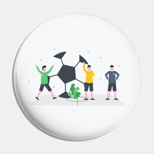 Sports Football Pin