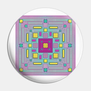 Mandala design Pin