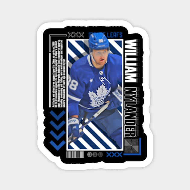 William Nylander Paper Version 10 Magnet by binchudala