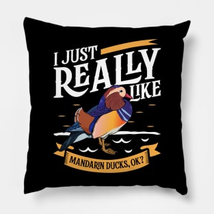 I just really like Mandarin Ducks Pillow