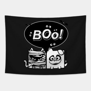 Halloween Boo!! Loni + Lucky Tapestry