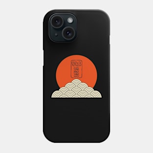 sushi plate design Phone Case