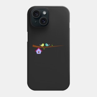 Cute birds in spring Phone Case