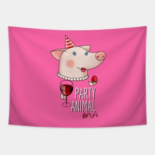 Party animal Tapestry