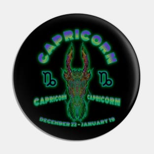 Capricorn 1a Black Pin