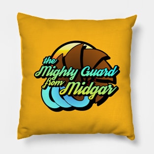 The Mighty Guard From Midgar Pillow