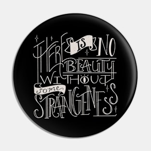 Edgar Allan Poe Quote Pin