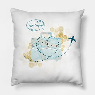 Pack your bags and travel to Italy Pillow