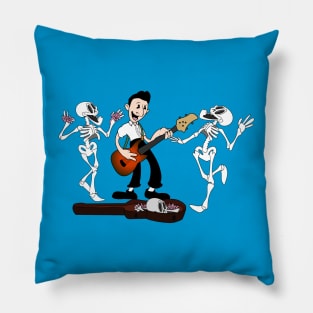 The Night That the Skeletons Came To Life Pillow