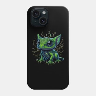 Gamer's Perfect Illustration - Cute Colorful Gekko Phone Case