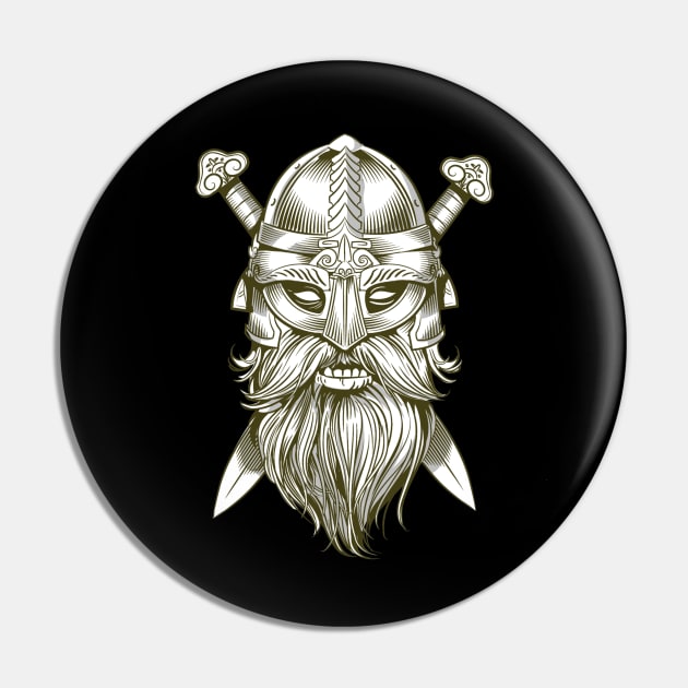 Viking Warrior II Pin by BearCaveDesigns