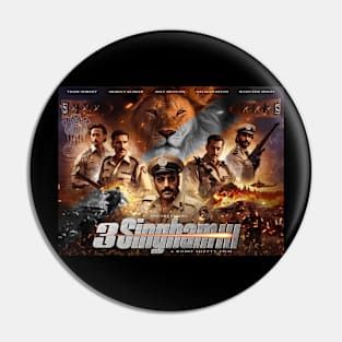 Singham 3 artwork Pin