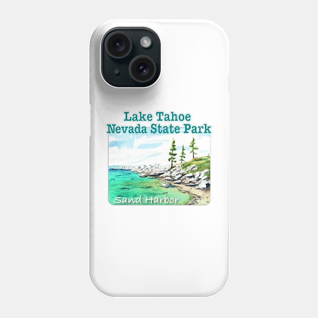 Sand Harbor, Lake Tahoe State Park Phone Case by MMcBuck