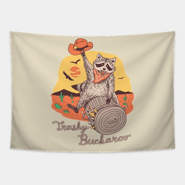 Trashy Buckaroo Tapestry by Hillary White Rabbit