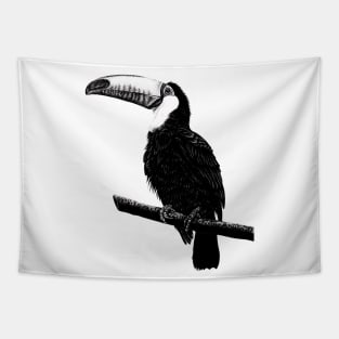 Toco toucan illustration Tapestry