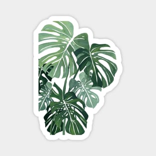 Monstera Leaves Magnet