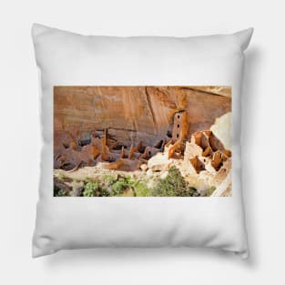 Square Tower House Study 1 Pillow
