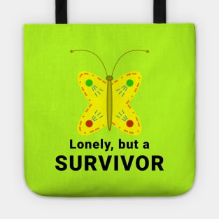 Lonely Surviving Butterfly - Light Tote