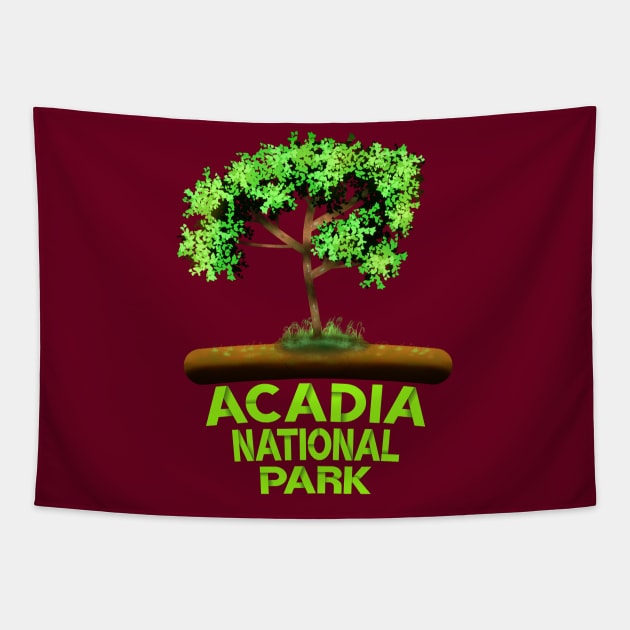 Acadia National Park Tapestry by MoMido